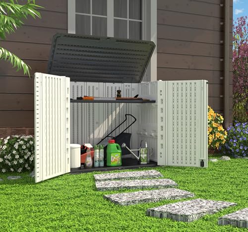 Storage Shed Weather Resistance (Off-White)