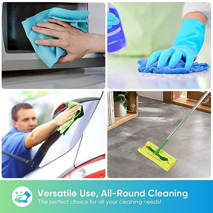 Microfiber Cleaning Cloth 600 PK (Multicolor / 11.5 x 11.5 Inch)