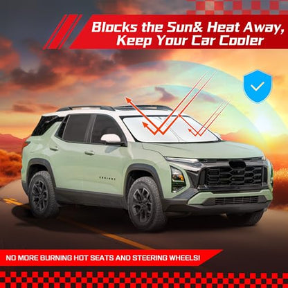 Windshield Sun Shade for Chevy Equinox 2025 (for Chevy Equinox 2025-2027)