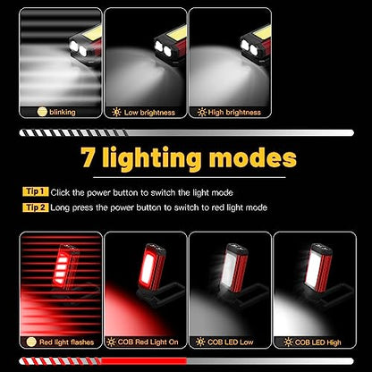 Rechargeable Magnetic Work Light 2 (Red)