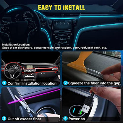 Interior Car LED Strip Lights (5 LED/276 inches)