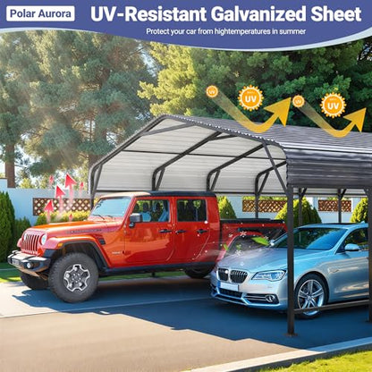 20x40 FT Heavy Duty Metal Carport Canopy (20x40 FT)