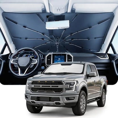 Umbrella Windshield Sun Shade for Ford F150 F250 F350 F450 (FOR | Ford F150 F250 F350 F450 (2015-2026))