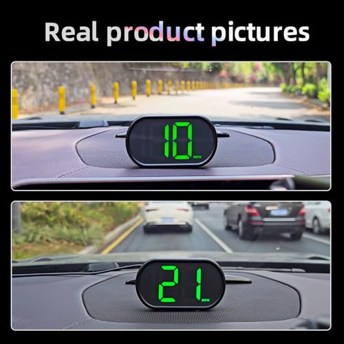 New Speedometer HUD GPS Digital Speed Meter MPH Car Head Up Display Suitable for All Cars (X2)