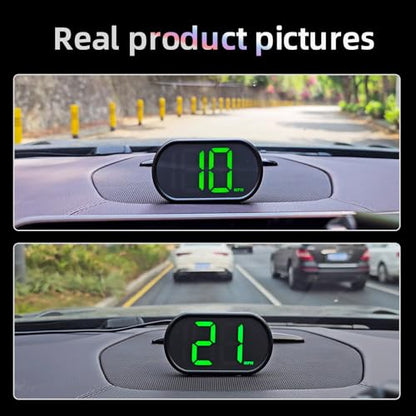 New Speedometer HUD GPS Digital Speed Meter MPH Car Head Up Display Suitable for All Cars (X2)