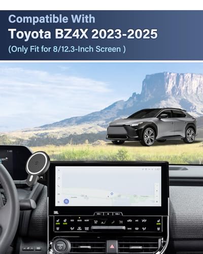 Car Phone Holder for 2023 (Toyota BZ4X/Subaru Solterra 2023-2025 / Magsafe+ Wireless Charger)