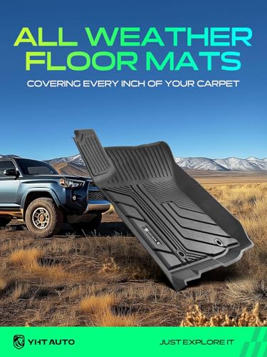 Automotive Floor Mats for Toyota Tacoma 2016 (2016-2023 Double Cab)