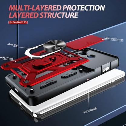 for OnePlus 12 5G Case (OnePlus 12 5G（6.82"） / Red)