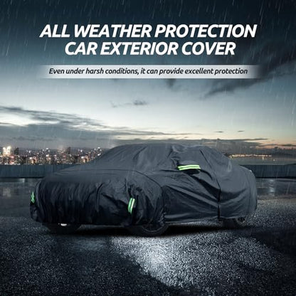 Car Cover Multi (Black / Custom Fit for Ford Mustang Chevy Camaro)
