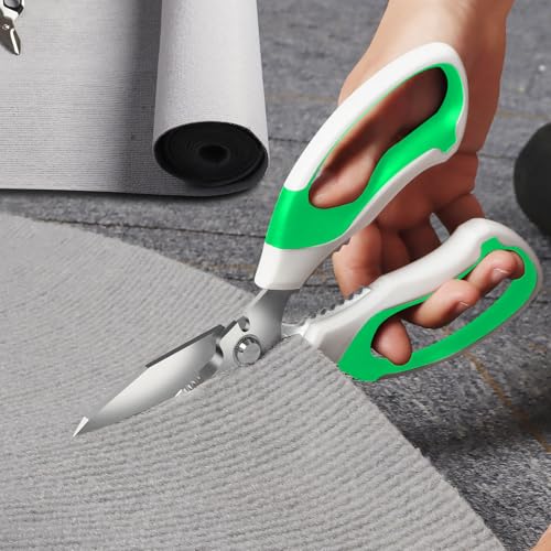 Utility Scissors All Purpose heavy duty 8 (Green)