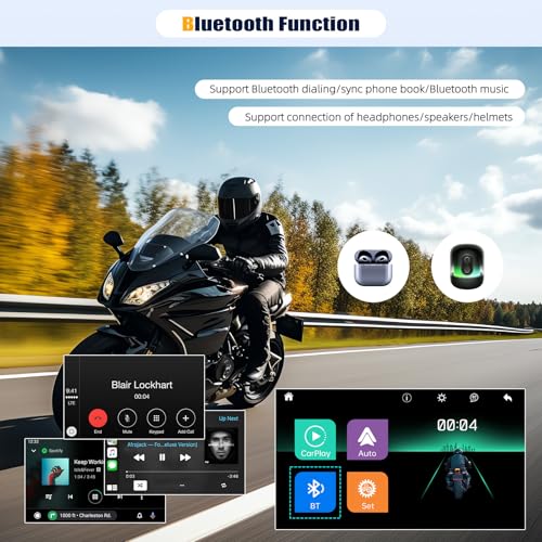CarPlay Screen for Motorcycle