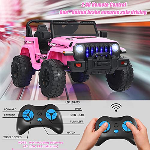 Ride on Car Truck with 2.4G Remote Control (Pink)