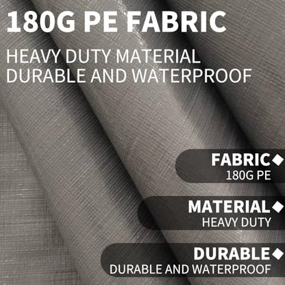 12'x20' Carport Canopy Replacement Cover Gray (['Grey'] / 12'x20')
