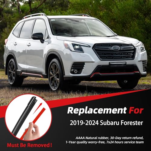 Windshield Wiper Blades Replacement for Subaru Forester 2019 (26"+17"+14"(Top Lock))