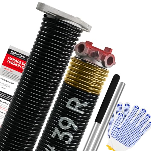 Pair of 1.75" Garage Door Torsion Springs Set with Non (0.250X1.75"X39")