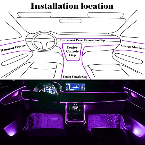 RGB Interior Car LED Strip Lights