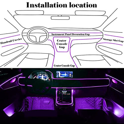 RGB Interior Car LED Strip Lights