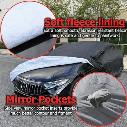 Custom FIT Car Cover fits 2020 (C8 - OUTDOOR / BLACK)