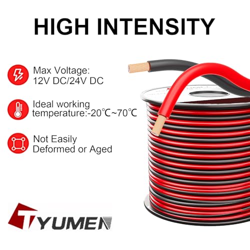 8 Gauge Wire 25FT (25 Feet / 8/2 Gauge)