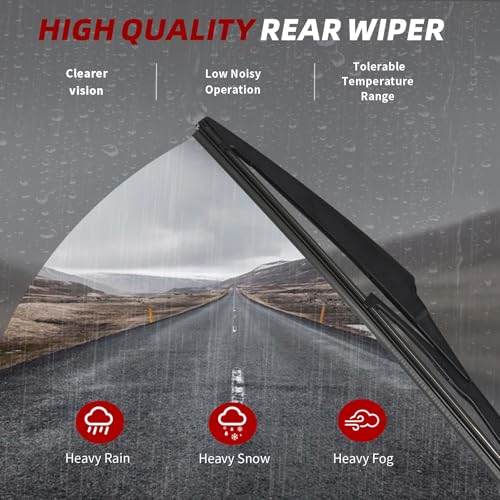 Windshield Wiper Blades Replacement for Toyota RAV4 2019 (26"+16"+12"(U/J Hook))