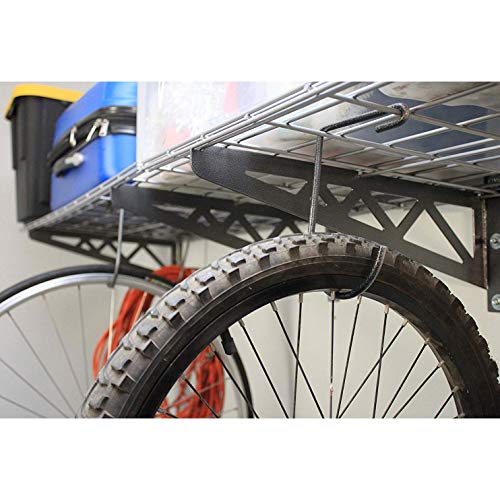 Steel Garage Wall Shelves 2 (24"x48" (2-Pack) / Hammertone)