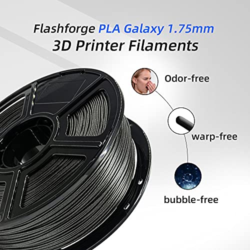 PLA Filament 1.75mm Galaxy Matte Black (Galaxy Matte Black)