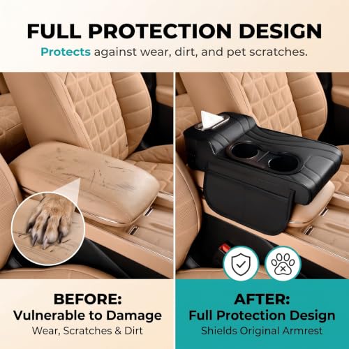 Multifunctional Car Armrest Cover (1 PC / Black)