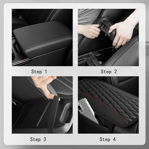 Bling Rhinestones Center Console Covers for Cars (Bling Silver)