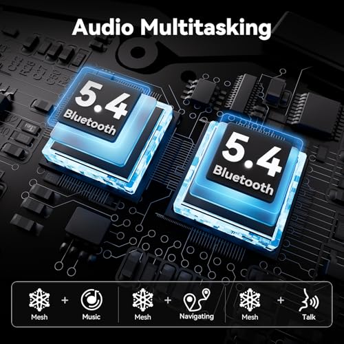 Motorcycle Helmet Bluetooth Headset Intercom Communication Systems (Black / XGP 1 Unit)