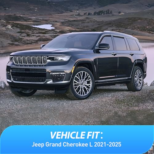 in Channel Rain Guards for Jeep Grand Cherokee L 2021 (Grand Cherokee L 2021-2024)