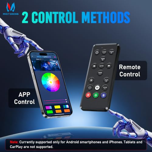 Q1 RGBW 16 Pod Rock Lights for Trucks with App & Remote Control (Rgbw 16 pods)