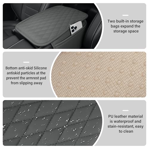 Car Center Console Cover (gray)