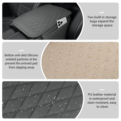 Car Center Console Cover (gray)