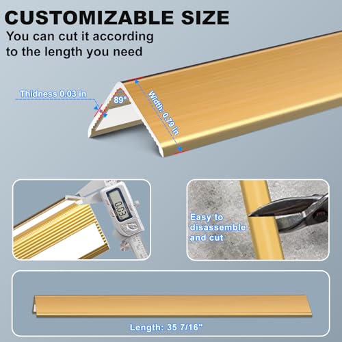 Golden Wall Corner Protector (Golden / 35 7/16" X 3/4")