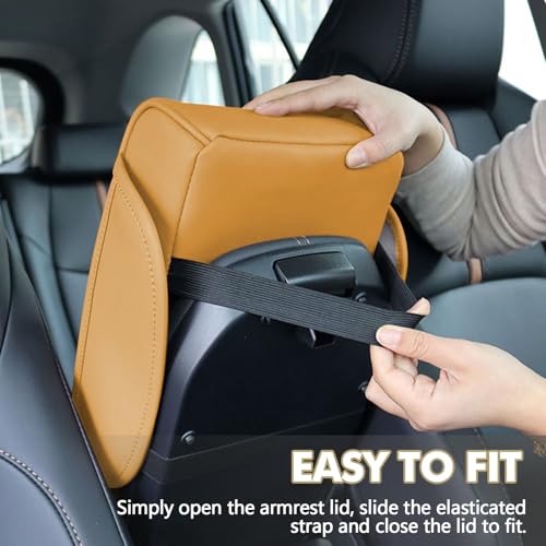 Car Center Console Cover (Orange)
