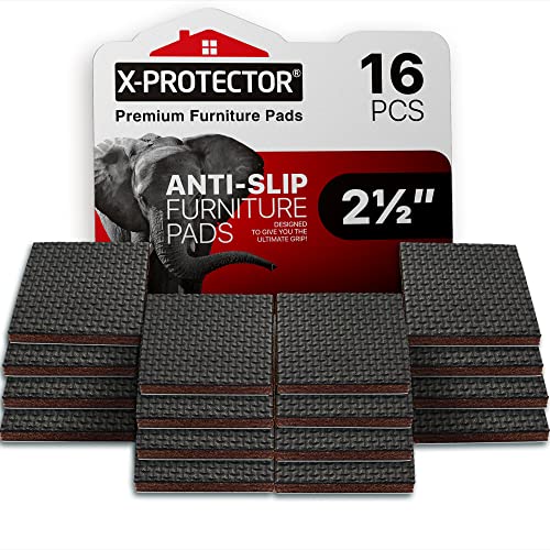Non Slip Furniture Pads X (16 Square 2.5")