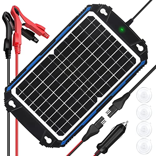 Waterproof 12W 12V Solar Battery Charger & Maintainer Pro (BC-12W Pro)