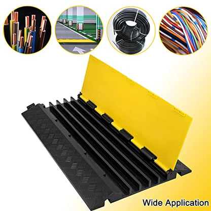 5 Channel Cable Protectors Ramp (2 Pack 5 Channel)