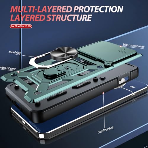 for OnePlus 13 5G Case (OnePlus 13 5G（6.82"） / Green)