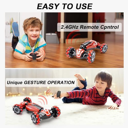 Gesture Sensing RC Stunt car (Deep Red)