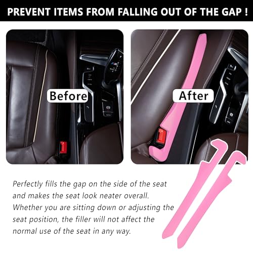 Car Seat Gap Filler 2 Pack (Pink/2pcs)