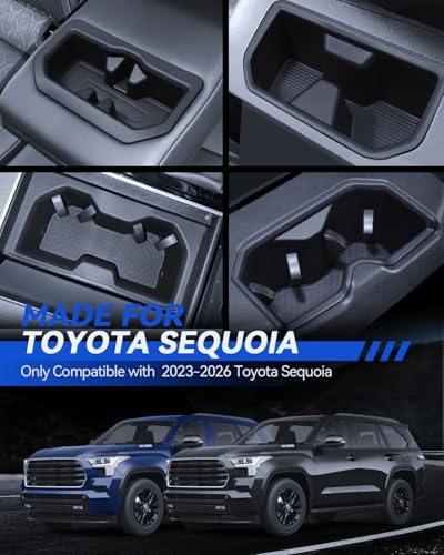for Sequoia 5 Pcs Cup Holder Set 2023 (for 2023-2026 Toyota Sequoia)