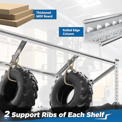 Garage Shelving (48" W x 60 "H x 24" D)