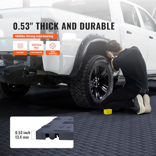 Garage Floor Tiles 12 x 12 x 0.53 inch (50 Pack Tile / Graphite Gray)