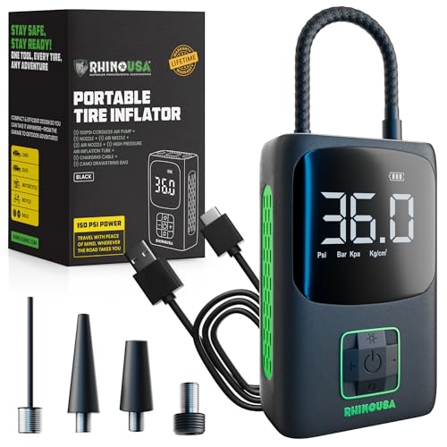 Portable Tire Inflator (Black)