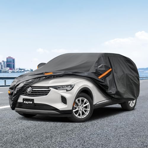 7 Layers Waterproof SUV Car Cover for Buick Envision 2015 (PE-Black / Custom Fit Buick Envision)