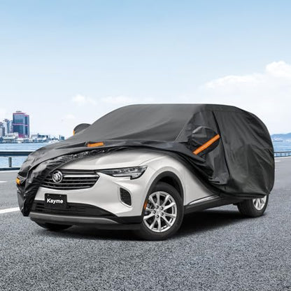 7 Layers Waterproof SUV Car Cover for Buick Envision 2015 (PE-Black / Custom Fit Buick Envision)