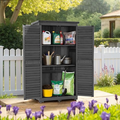 Outdoor Storage Cabinet (Gray)