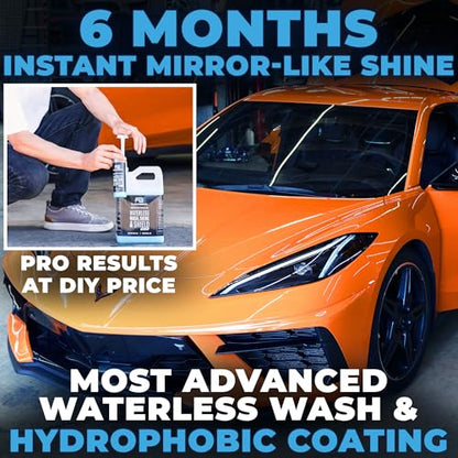 Grand Finale Waterless Car Wash Wax (Waterless Car Wash Spray (1 Gallon))