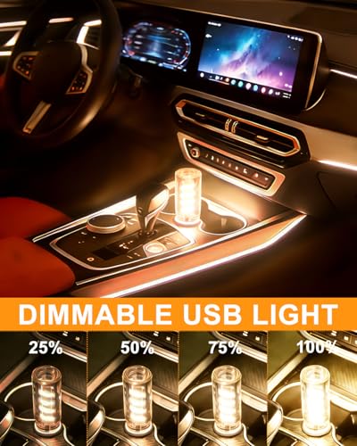 Warm White Touch Dimmable USB Night Light (Warm white)